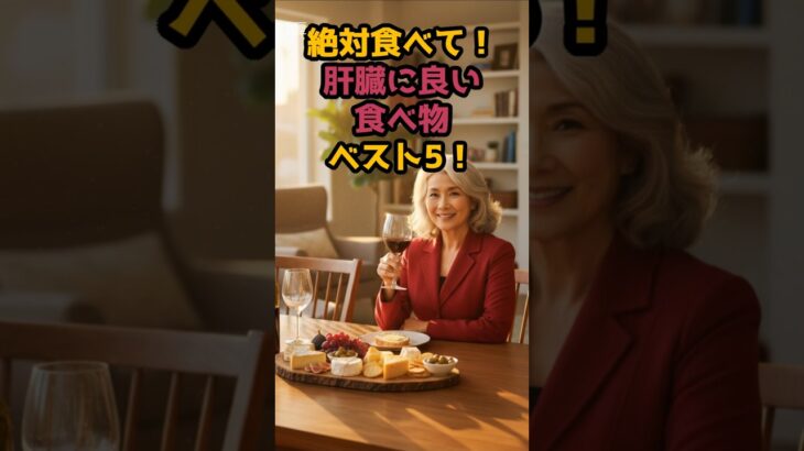 #【絶対食べて!】肝臓に良い食べ物ベスト5! #シニア健康 #60歳代 #50代健康