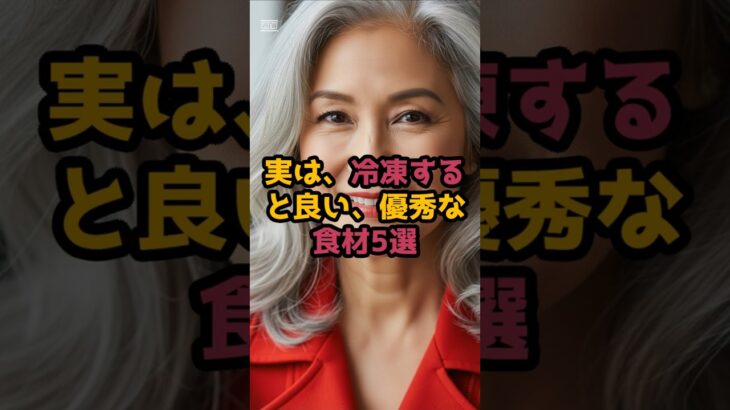 #冷凍すると、良い優秀な食材5選 #シニア健康 #60歳代 #50代健康