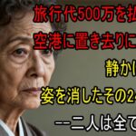 「旅行代500万を払ったのに、私を空港に置き去りにした息子夫婦。私は静かに微笑んで姿を消す→24時間後、二人は全てを失った…【シニア向け】」