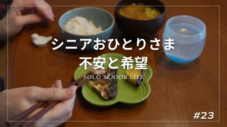 【ひとりシニア最多】おひとりさま時代に備える|不安と孤独と希望|58歳ひとり暮らし半日ルーティン