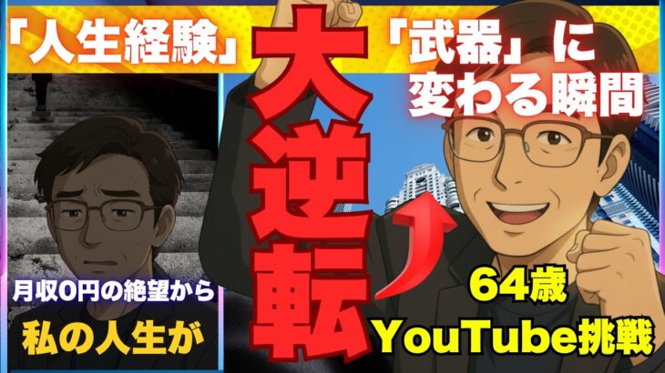 【年金プラス5万円シニアYouTube挑戦の全戦略】64歳でYouTubeを始めたらまさかの事態に！