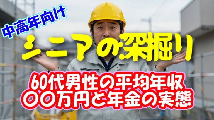 【シニアの深掘り】60代男性の年収〇〇万円と年金の実態 #年収 #お金 #年金