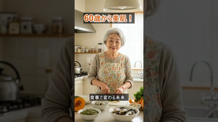 60歳から美肌！医師が教えるミネラル健康術【高齢者向け】
