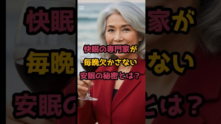 #快眠を呼ぶ専門家の「最高の組み合わせ」 #シニア健康 #60歳代 #50代健康