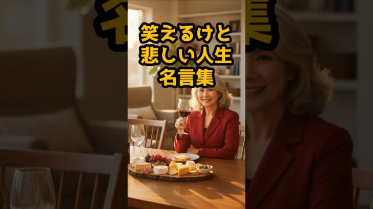 ＃笑えるけど、悲しい人生名言集 #シニア健康 #60歳代 #50代健康