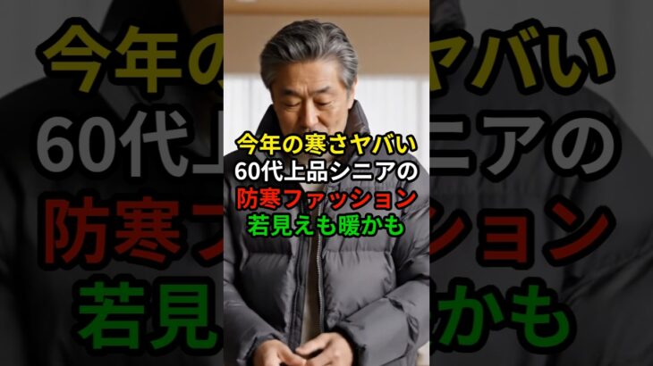 60代必見！寒さ対策の新常識　#60代ファッション #シニアファッション #冬服 #若見え #防寒 #節約 #ユニクロ