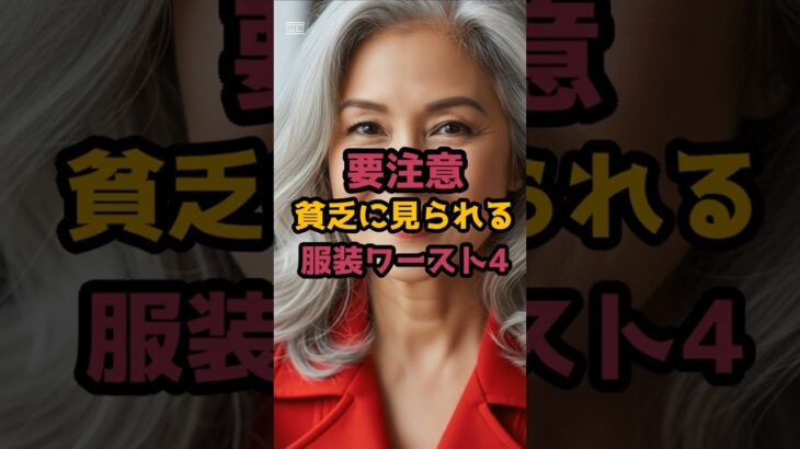 ＃60歳から要注意貧乏に見られる、服装ワースト4 #60歳代 #シニア健康
