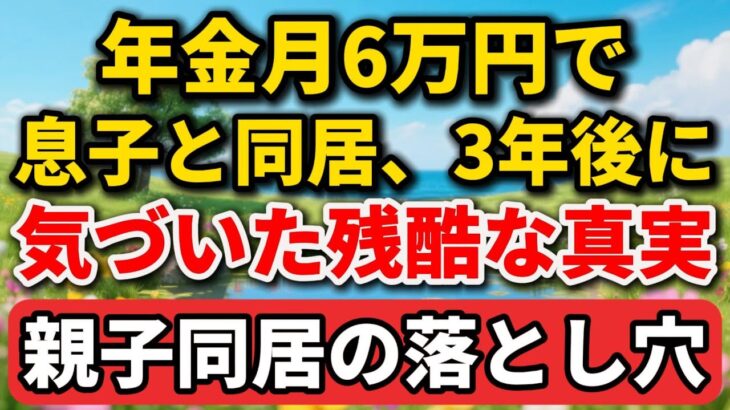 年金月6万円で息子と同居、3年後に気づいた残酷な真実。親子同居の落とし穴【シニアの本音】#老後の暮らし #シニアライフ #親子同居 #人間関係 #人生経験 #感動する話 #年金生活 #生き方