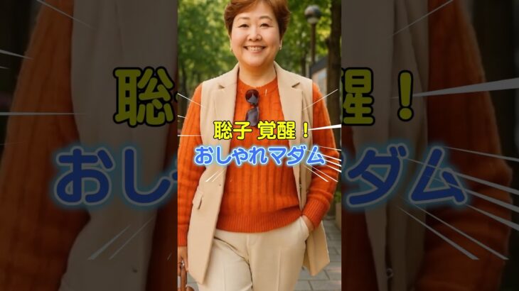 【聡子64歳】スーパーの安売り貴族、覚醒おしゃれマダムに！ #シニアライフ#覚醒マダム #60代ファッション #老後の達人 #お洒落なシニア