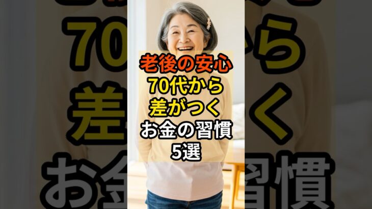 【老後のお金】年金だけでは不安？70代から差がつくお金の習慣5選 ～ 生活費と貯金