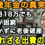 75歳の嘆き。年金月18万でも生活が困窮   知らないと危険な隠れた出費で老後破産続出!？【60代以上の方へ⧸老後の幸せ⧸シニア】