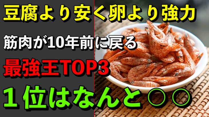 【最強王】豆腐より安く卵より強力！シニアに効く最強タンパク質食品TOP3