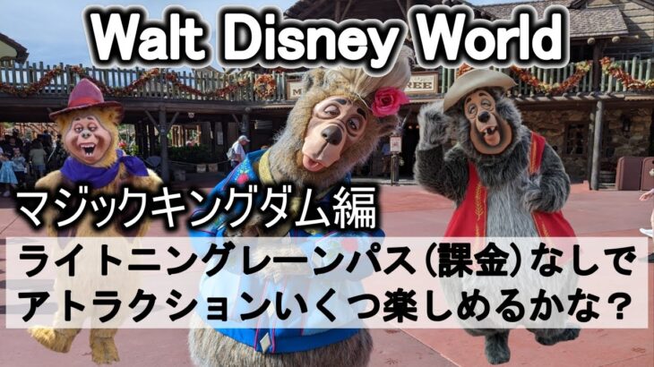WDWフロリダディズニー シニア夫婦旅 マジックキングダム編