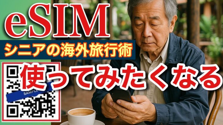 【eSIM】シニアの海外旅行術〜使ってみようかな…