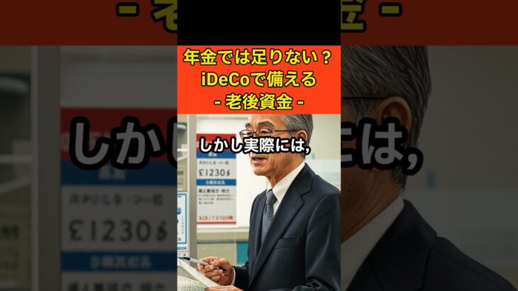 年金では足りない？ iDeCoで備える老後資金 #シニア #シニアライフ #老後