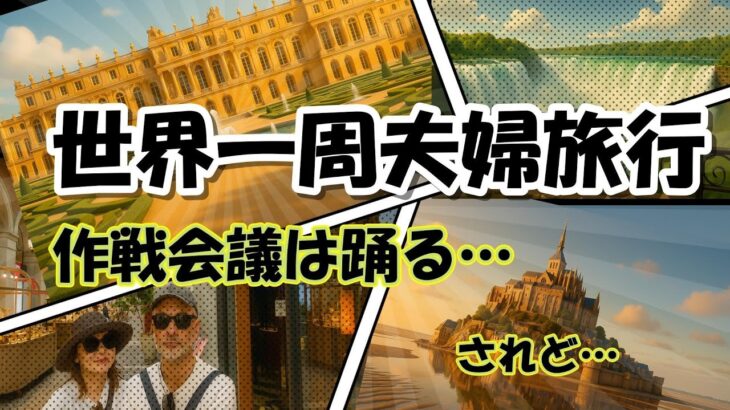 【シニア夫婦 旅log #26】世界一周夫婦旅行 作戦会議は踊る…されど… / シニア夫婦 / 年金生活 / 60代 / リタイア / シニア旅 / 海外旅行 / 夫婦旅 / 世界一周航空券