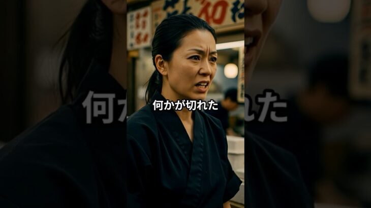 「もう許さない」寿司屋の女将は元極道の包丁姐さんだった。ナメてかかった半グレの末路…#shorts #スカッと #朗読