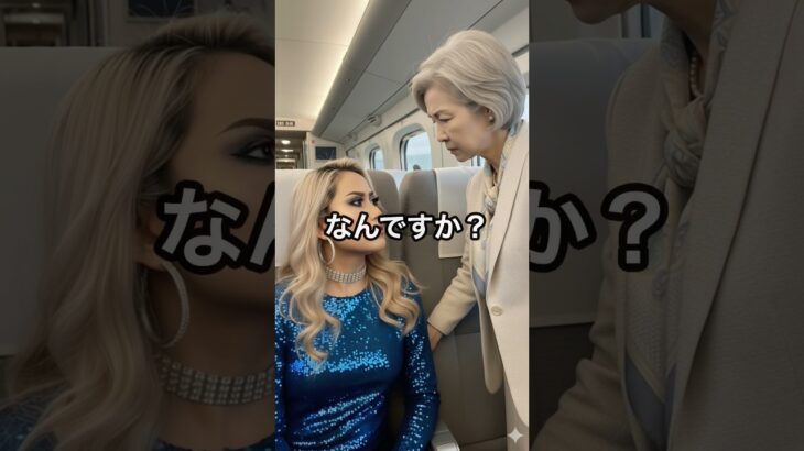 新幹線で若い女性にマナー注意したら、まさかの私が注意された。 #shorts