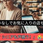 「スマホなしでお気に入りの店も困難？シニアも戸惑う！」😲😲😲😭😭😭