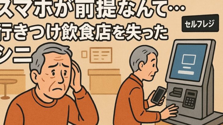 「スマホが前提なんて時代か…」常連シニア客が嘆く　セルフレジ化で“行きつけの店”を失った理由