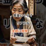 【老後貧乏】年金いくら？リアルな額に衝撃【老後の現実】