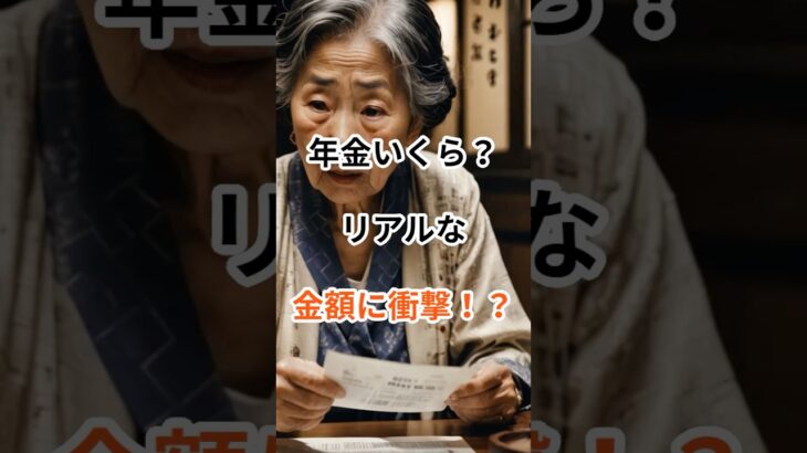 【老後貧乏】年金いくら？リアルな額に衝撃【老後の現実】
