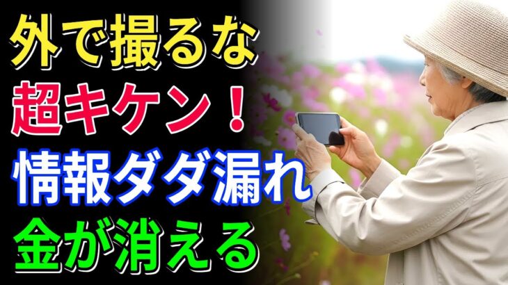 シニア世代必見！スマホ撮影で詐欺被害を防ぐために絶対知っておくべきこと