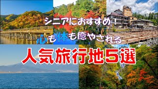 【シニアにおすすめ！】人気の旅行地５選【楽しい・癒される】