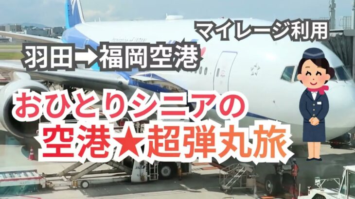 羽田～福岡空港★超弾丸日帰りひとり旅／空港最新グルメとおみやげめぐり