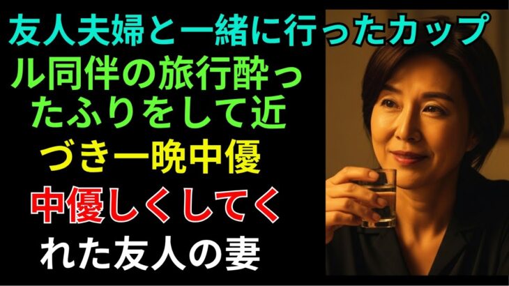 【シニア恋愛】友人夫婦と一緒に旅行に行って起きた出来事｜老後の物語｜黄昏の恋愛｜黄昏の愛｜実話エピソード