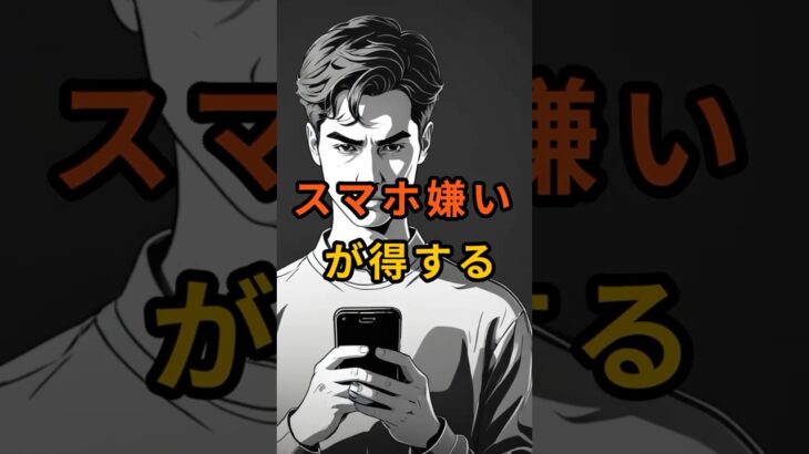 スマホ嫌いが得をする#ライフ#シニア