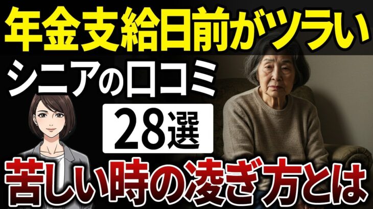 苦しい年金支給日前を乗り切るために実践してる節約術とは？【シニアの口コミ】