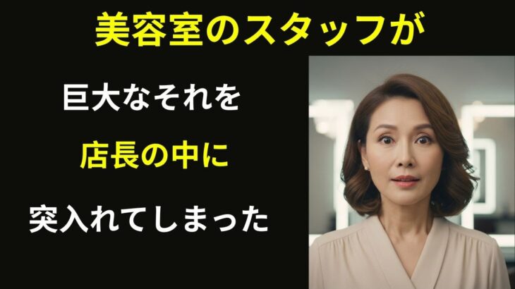 【シニア恋愛】美容院の女店長と弟子、年齢を超えた本当の愛|オーディオブック|中年の愛|熟年ロマンス|