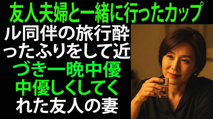 【シニア恋愛】友人夫婦と一緒に旅行に行って起きた出来事｜老後の物語｜黄昏の恋愛｜黄昏の愛｜実話エピソード