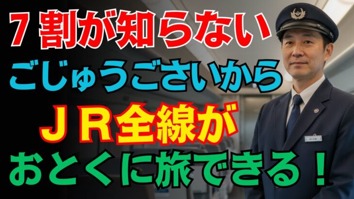 【ごじゅうごさいから始まる】全国ＪＲシニアきっぷ完全ガイド！静かな旅で見つけたおとくな制度とは