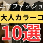 【秋から冬へ】色合わせで季節をつなぐ！11月の大人カラーコーディネート