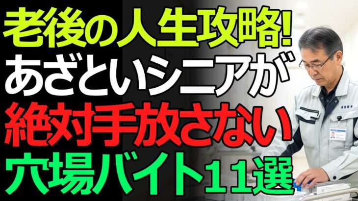 【老後の賢者】知らなきゃ損。ゆるく稼ぐシニアたちが選んだ神バイト11選。“楽して得する”働き方とは？