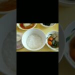 シニアぼっちの病院グルメめし紹介。夕食メニューフルーツキューイ。おやつはオレンジゼリー。2023,6,1