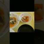 シニアぼっちの病院グルメめし紹介、昼食メニューフルーツはオレンジ🍊。2023,6,19