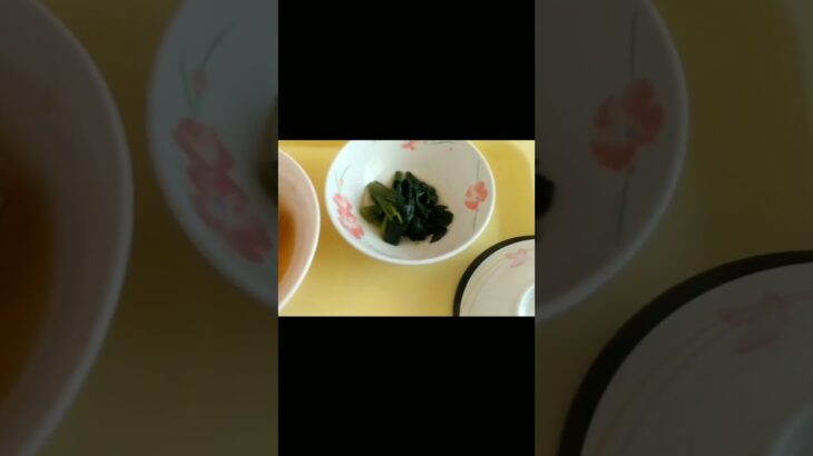 シニアぼっちの病院グルメめし紹介。昼食メニューフルーツはキューイ。2023,6,26