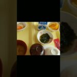 シニアぼっちの病院グルメめし紹介、朝食メニューフルーツはオレンジ🍊。2033,6,23