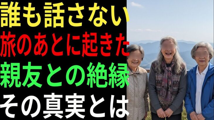 【後悔しても遅い】旅行のあと、親友との関係が壊れた…誰も語らない現実｜シニア口コミ25選