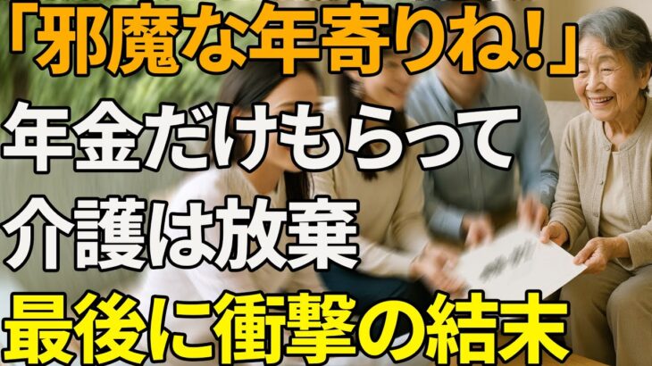 「役立たずの婆さん！」介護は嫌なのに年金全部欲しがった嫁、母の決断が衝撃すぎた【シニアライフ】【60代以上の方へ】