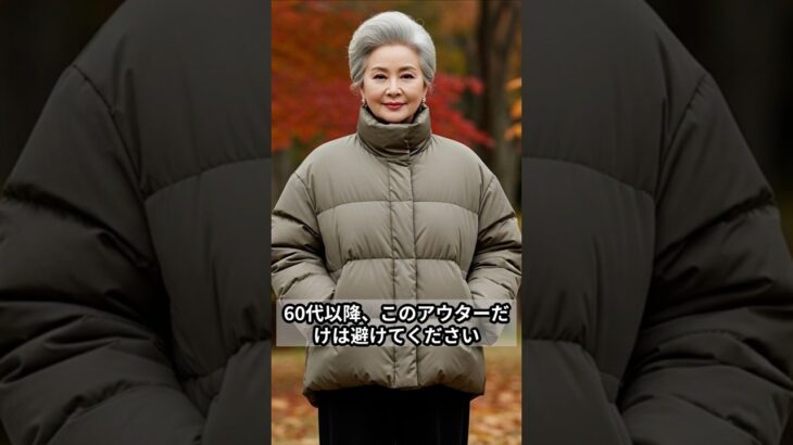 #60代コーデ #大人女性 #秋ファッション #アウターコーデ 60代以降は避けたいアウタースタイル