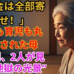 【シニアライフ】「年金は全部寄越せ！」私を“家政婦扱い”する息子夫婦。その夜、私は笑って家を出た——翌朝、彼らが目にした“地獄の現実”とは？【60代以上の方へ】