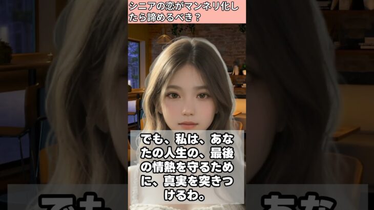 【シニア・60代】【まいの恋愛相談室】#8-3 恋がマンネリ化したら諦めるべき？「家族のような惰性」に苦しむ67歳女性へ！老後の愛は刺激を要求しろ！安定という名の退屈を破壊せよ