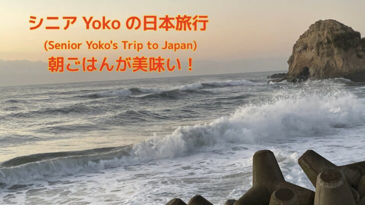シニアYokoの日本旅行(Senior Yoko’s Trip to Japan)朝ごはんが美味い！