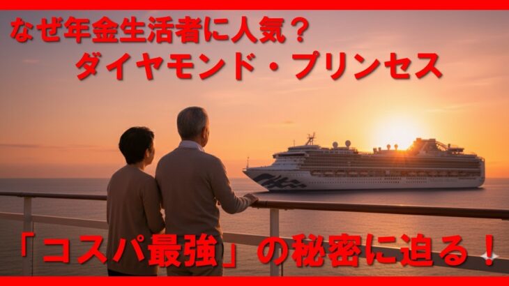 第４３回「なぜ年金生活者に人気？ダイヤモンド・プリンセス「コスパ最強」の秘密に迫る！」【毎月１～２回不定期】【のんびりシニアYouTuberこうちゃん】