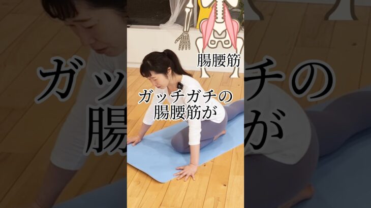 腸腰筋ストレッチ✨️超硬い人向け！！#ストレッチ #腸腰筋 #ヨガ