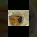 シニアぼっちの病院グルメめし紹介、夕食メニューフルーツ缶詰リンゴ🍎